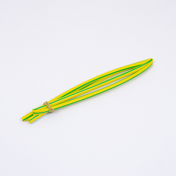 NA201_6,4_Y/G | Термоусадочная трубка 6,4/3,2, желто-зеленая, Clims