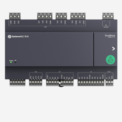 SM172EMIO2800 | Смешанный модуль ввода/вывода; 24 VDC; 28 IO: 8 DI, 8 DO (реле), 8 AI, 4 AO, Systeme Electric
