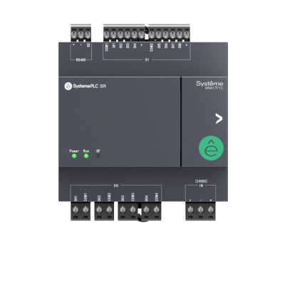 ZR1PB00BD | Интеллектуальное реле SR1; 24 VDC; 12 IO: 8 DI, 4 DO (реле); 1xRS485, Systeme Electric
