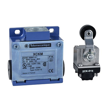 XCKM515H29 | Концевой выключатель ролик, 1НО+1НЗ, металл, M20, Schneider Electric