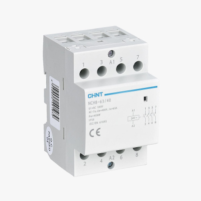 256219 | Контактор модульный NCH8-63/22 63А 2НЗ+2НО AC 220/230В, 50Гц, Chint