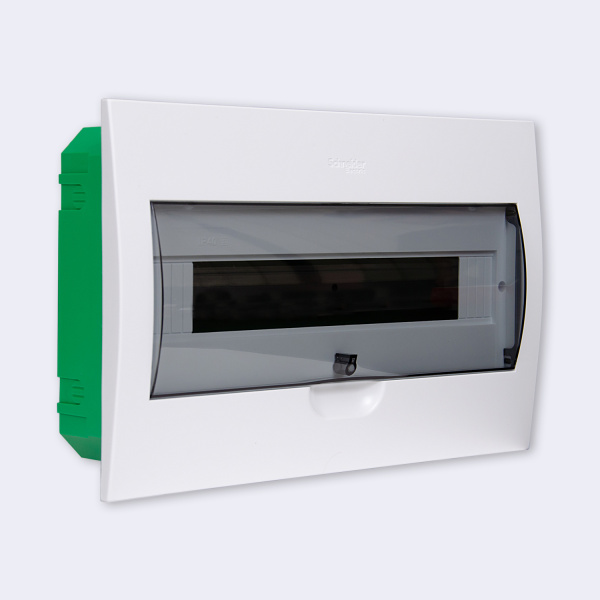 EZ9E118S2FRU | City9 Box корпус встраиваемый с проз. дв. 1ряд/18мод, Systeme Electric