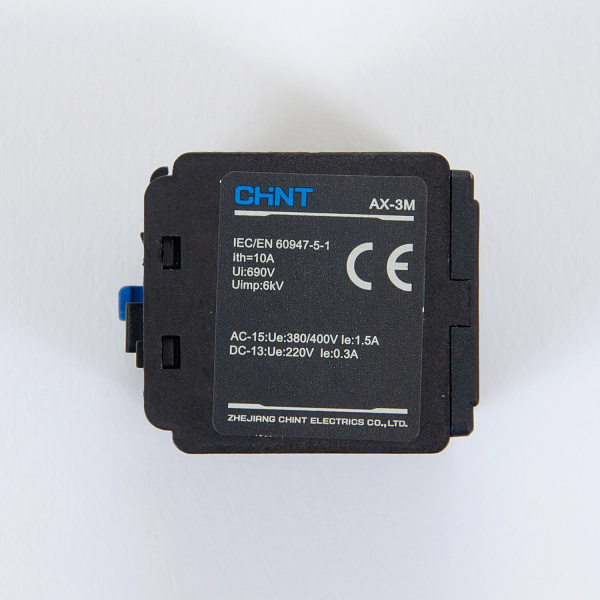 925186 | Приставка дополнительные контакты AX-3M/22 к Контактору NXC-06M~12M, Chint