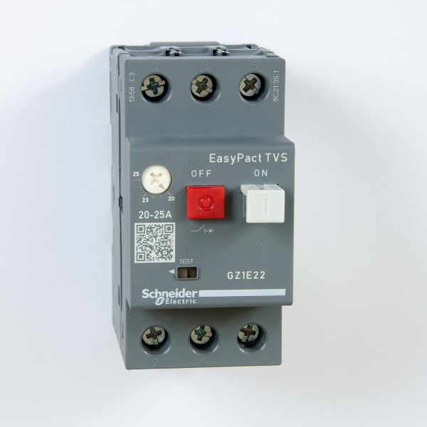 Автоматический выключатель, серия EasyPact TVS, 20…25А, Schneider Electric, GZ1E22