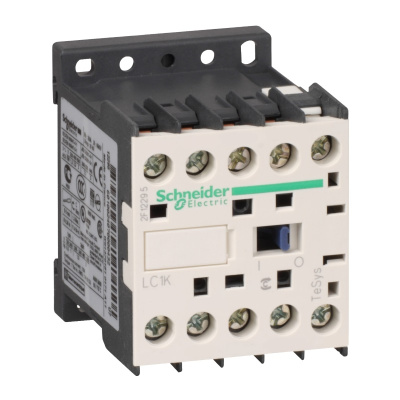 LC1K0901F7 | Контактор, серия Tesys K, 3P, 9 А, AC3, 1 НЗ, 110В AC, Под винт, Schneider Electric