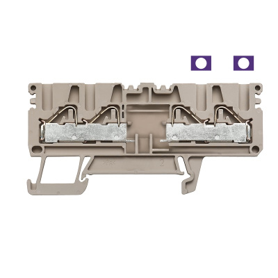 1022220000 |  | Клемма PDU 2.5/4/2X2AN, (уп.-50шт.), Weidmuller

