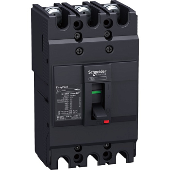 EZC100N3063 | Автоматический выключатель EZC100N TM-D 3P3d 63А 15кА, Schneider Electric