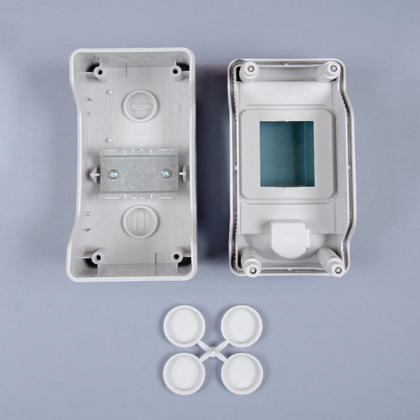 13975 | Щит навесной Mini Kaedra IP65, 3 модуля, 1 ряд, Schneider Electric