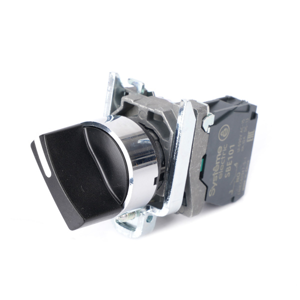 SB4BJ21 | Переключатель 2-позиционный, фиксация, 1НО, Systeme Electric