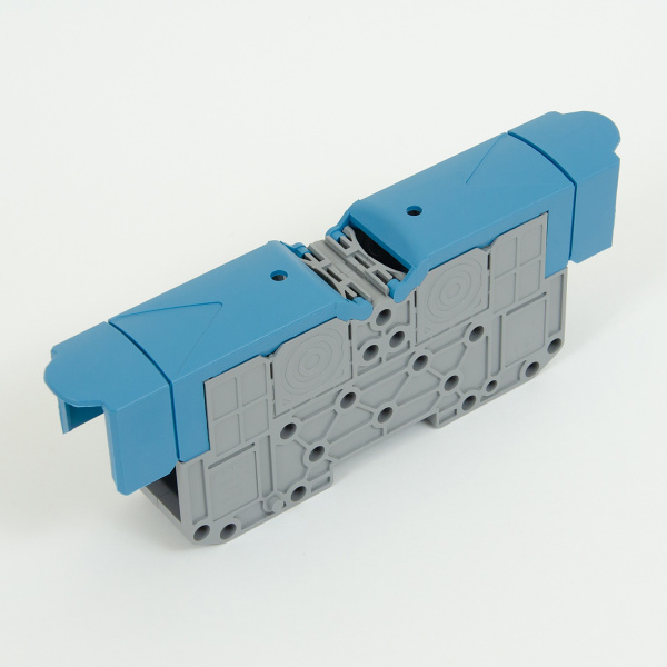 1030048 | Силовой клеммник на DIN-рейку 70 мм², болт M8, синий, Onka