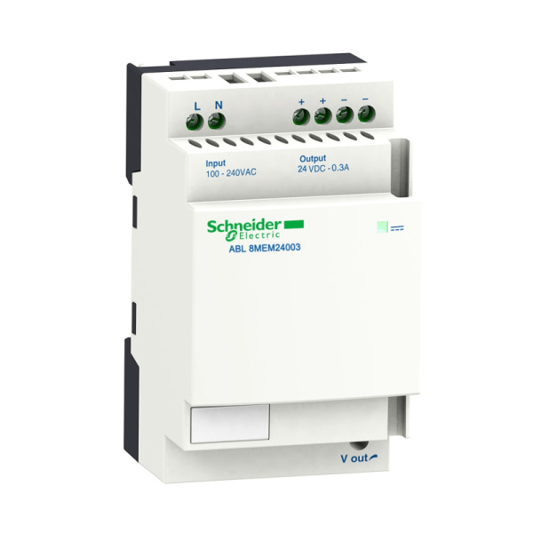 Блок питания, серия ABL8, 24DC, 1,2A, 30Вт, Schneider Electric, ABL8MEM24012