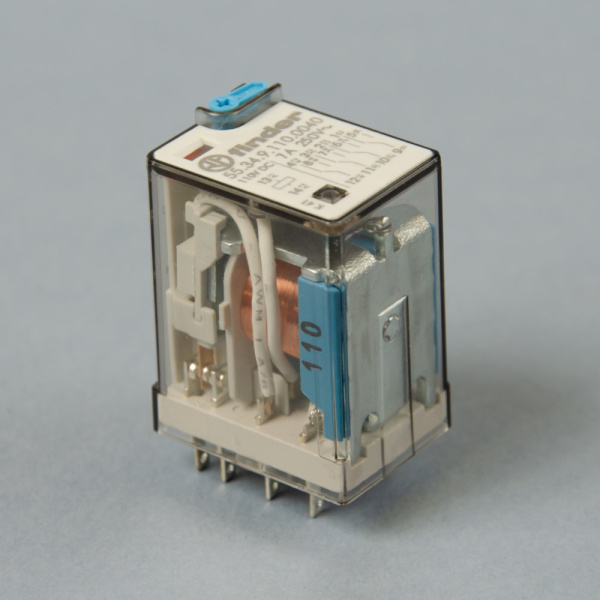 553491100040 | Универсальное реле, серия 55, 110В DC, 7 А, 4CO, Finder