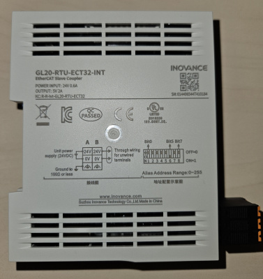 GL20-RTU-ECT32 | Удаленная корзина для модулей GL20, протокол EtherCAT, Inovance
