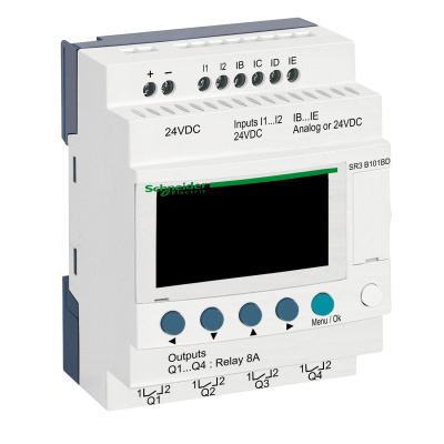 SR3B101FU | Интеллектуальное реле Zelio logic, Schneider Electric
