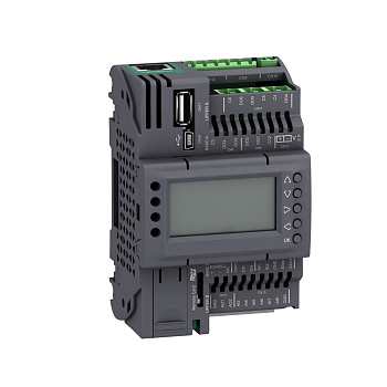 TM172PDG18S | ПЛК М172, дисплей, 18 I/O,Eth, 2 RS485, 2SSR, Schneider Electric