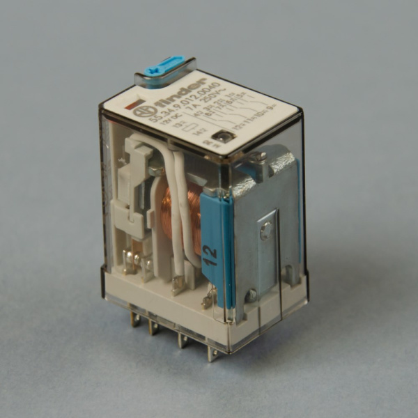 553490120040 | Универсальное реле, серия 55, 12В DC, 7 А, 4CO, Finder