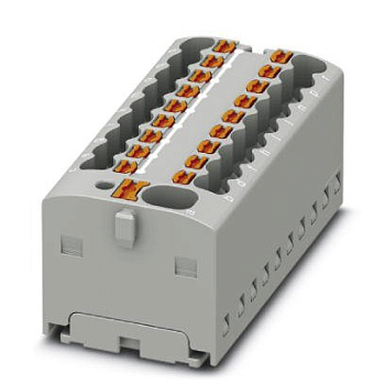 PC1047418 | Распределительный блок PTFIX 4/18X1,5, 19 клемм, серый, Push-in, Phoenix Contact