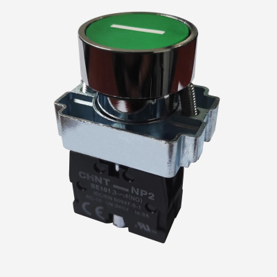 576033 | Кнопка управления NP2-BA3311 маркировкой, 1НО, IP40 (Аналог ch575478), Chint
