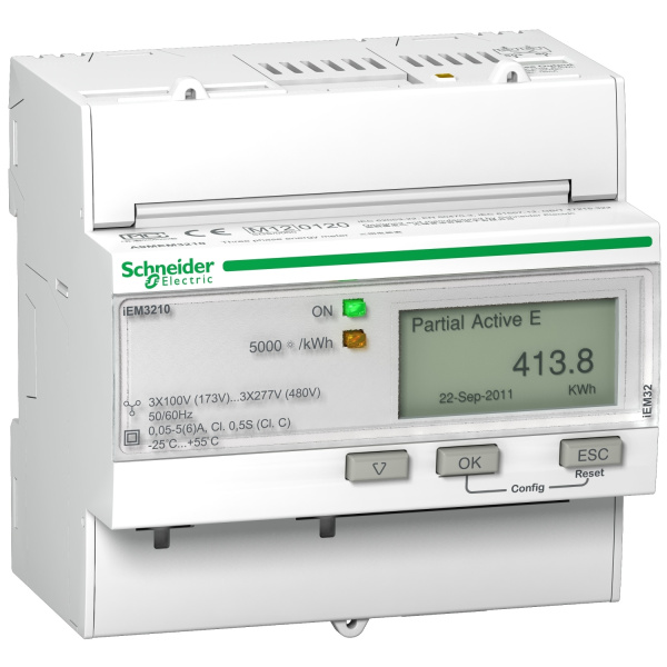A9MEM3210R | Счетчик электроэнергии iEM3210, Schneider Electric