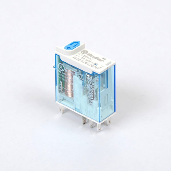 465290240074 | Миниатюрное реле, серия 46, 24В DC, 8А, 2CO, Finder