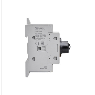 SDP25-3 | Выключатель-разъединитель, 25 А, 3Р, ручка прямого монтажа с блокировкой, Sinvel