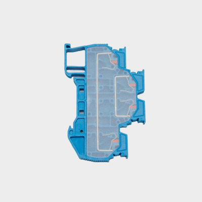 1020444 | OPK 2,5-2C | Клеммник 2-х ярусный пружинный быстрозажимной (Push in), 2,5 мм.кв. (синий),1785, Onka
