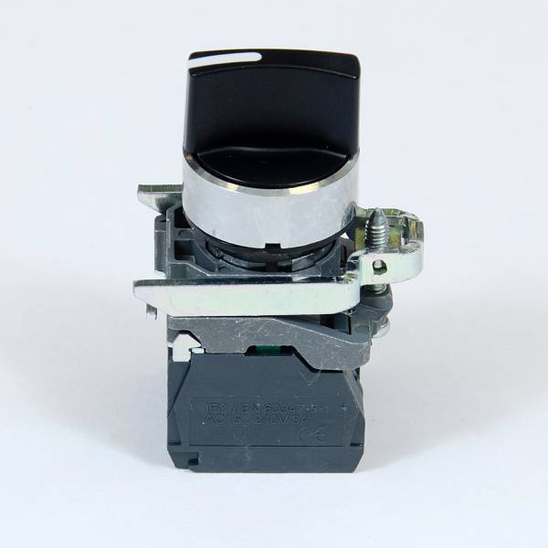 SB4BJ33 | Переключатель 3-позиционный, фиксация, 2НО, Systeme Electric