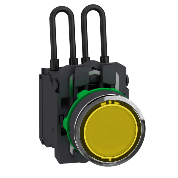 XB5AW28B5 | Кнопка с подсветкой 24В AC/DC, с возвратом, прозрачная, Schneider Electric