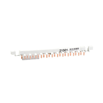 21501 | Шинка гребенчатая 1p+N, 80А, 12 модулей по 18мм, Schneider Electric