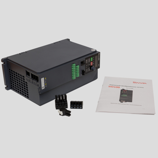 SID100-5R5-3B | Преобразователь частоты SID100, 5,5кВт - 150%, 3ф 380В, тормозной модуль, Sinvel