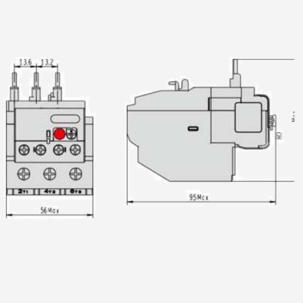 MRE3832 | ТЕПЛОВОЕ РЕЛЕ ПЕРЕГРУЗКИ MRE F38 23-32A КЛАСС 10A (LRE32), Systeme Electric