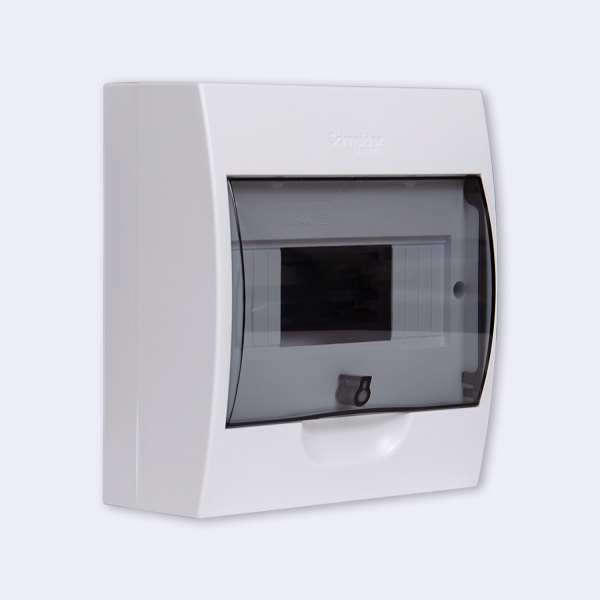 EZ9E108S2SRU | City9 Box корпус навесной с проз. дв. 1ряд/8мод, Systeme Electric