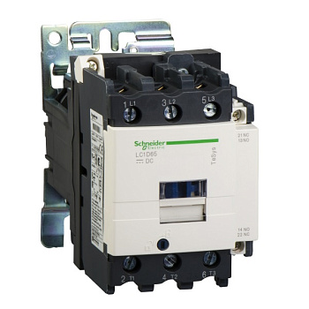 LC1D80D7 | Контактор, серия Tesys D, 3P, 80 А, AC3, 1 НО +1 НЗ, 42В AC, Под винт, Schneider Electric
