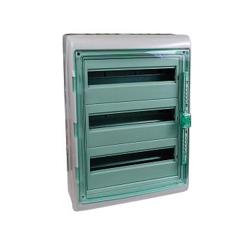 13986 | Щит навесной Kaedra IP65, 54 модуля, 3 ряда (3х18), Schneider Electric