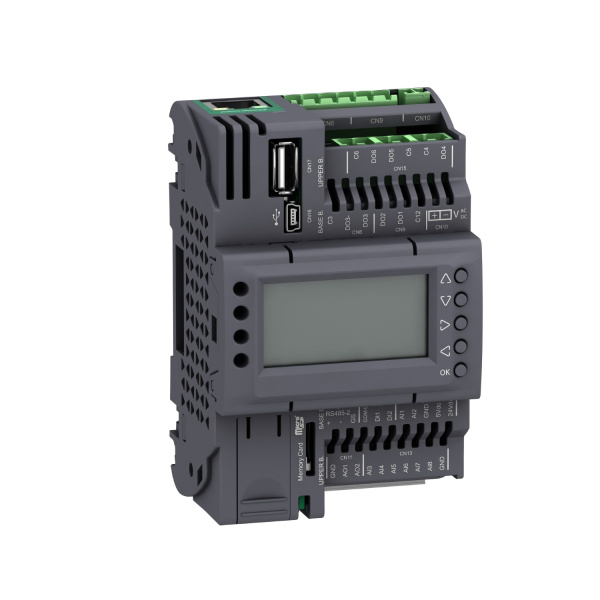 TM172PDG18S | ПЛК М172, дисплей, 18 I/O,Eth, 2 RS485, 2SSR, Schneider Electric