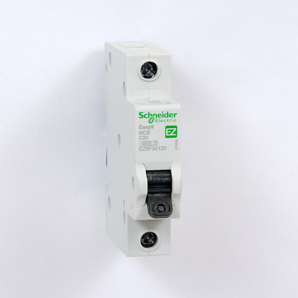  | Easy9, 1p, 20А, кривая C, 4,5кА — Автоматический выключатель, Schneider Electric