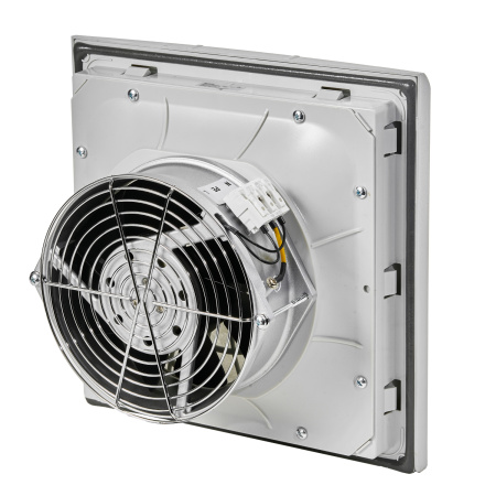 Вентилятор с фильтром 190/230 м3/ч, 200-240В AC, Flip 254х254мм, вырез 223x223мм, RAL7035