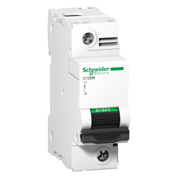 A9N18340 | Автоматический выключатель Acti9 C120N 1п 63А, кривая B, 10кА, Schneider Electric