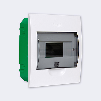 EZ9E108S2FRU | City9 Box корпус встраиваемый с проз. дв. 1ряд/8мод, Systeme Electric