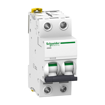 A9F75263 | Автоматический выключатель Acti9 iC60N 2п 63А, кривая D, 6кА, Schneider Electric