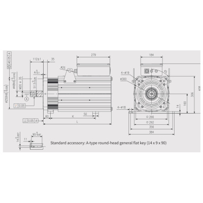Сервомотор ISMG2, 380 В, 36 кВт, 1500 Об, энкодер, без тормоза