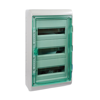 13985 | Щит навесной Kaedra IP65, 36 модулей, 3 ряда (3х12), Schneider Electric