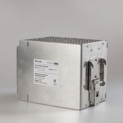 SDH-960-24 | Блок питания SDH 960 Вт, питание180-264В AC, 254-370В DC; выход 24В DC, металлический корпус, Sinvel