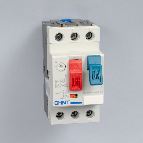 Автоматический выключатель защиты двигателя NS2-25 9-14А, Chint, ch495082