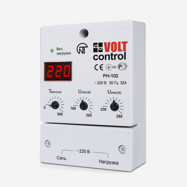 РН-102 | Реле напряжения однофазное, Новатек