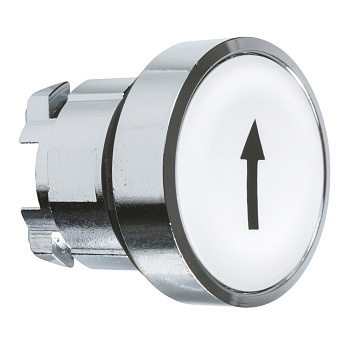 ZB4BA334 | Головка для кнопки 22мм белая, с маркировкой стрелка вверх, Schneider Electric