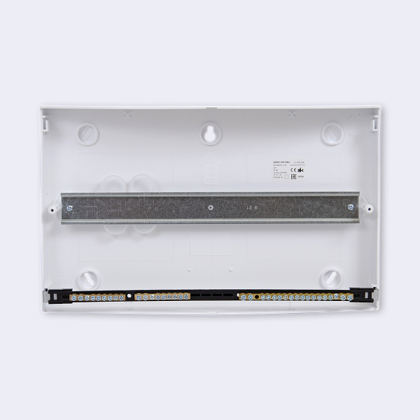 EZ9E118P2SRU | City9 Box корпус навесной с белой дв. 1ряд/18мод, Systeme Electric