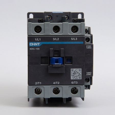 836824 | Контактор NXC-100 3P 100A AC220B (50Гц) 1НО+1НЗ, Chint
