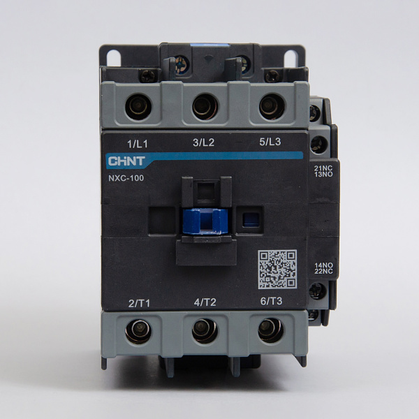 836824 | Контактор NXC-100 3P 100A AC220B (50Гц) 1НО+1НЗ, Chint
