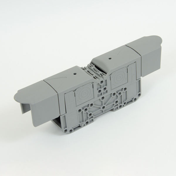 1030073 | Силовой клеммник на DIN-рейку 120 мм², болт M10, серый, Onka